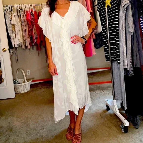 lace up loose dress Printed Loose Lace-Up Long-Sleeved Shirt Dress – Lovenne